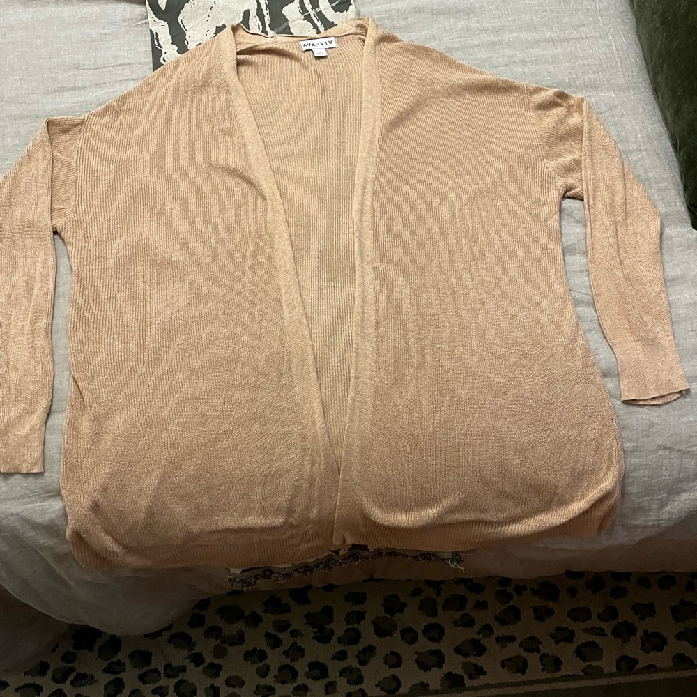 Open front cardigan